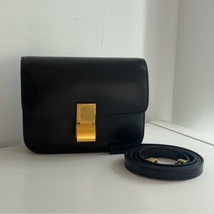 Genuine leather Celine box bag